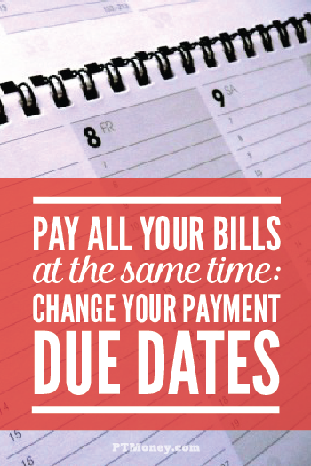 3 Quick Steps to Pay Bills at the Same Time [Change Payment Due Dates]