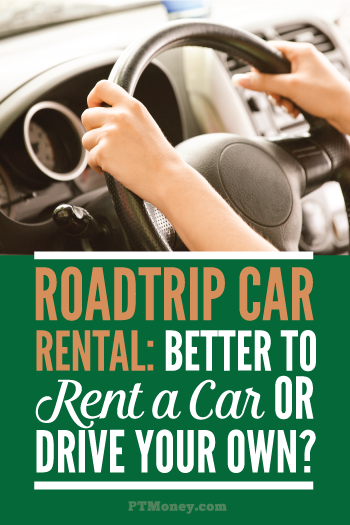 Something to consider when you're planning your next road trip... Rent a car or drive your own? Check out PT's list of pros and cons when it comes to deciding. Mileage, fuel efficiency, and the age of your car all come into consideration.