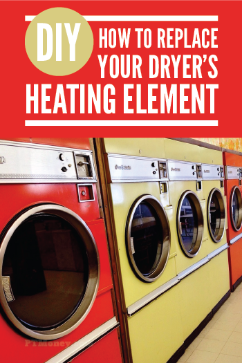 Has your dryer stopped drying? If it is still blowing air and it is just not hot, read PT's post about changing the heating element. This easy fix could get your dryer going again for a fraction of the cost of a new one.