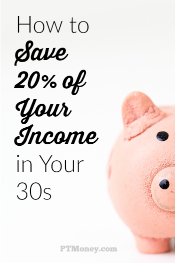 How to Save 20% of Your Income (Consistently) Each Year in Your 30s